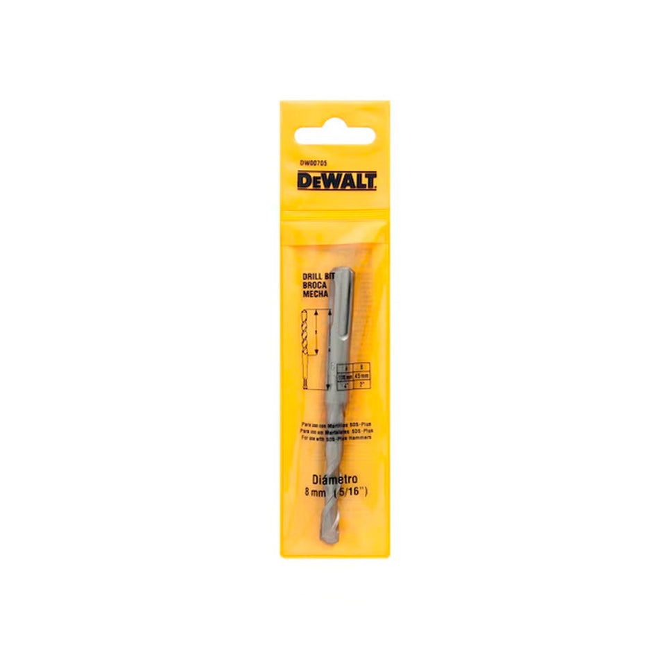 Broca SDS Plus Standard de 8mm X 110mm X 45mm - Dewalt