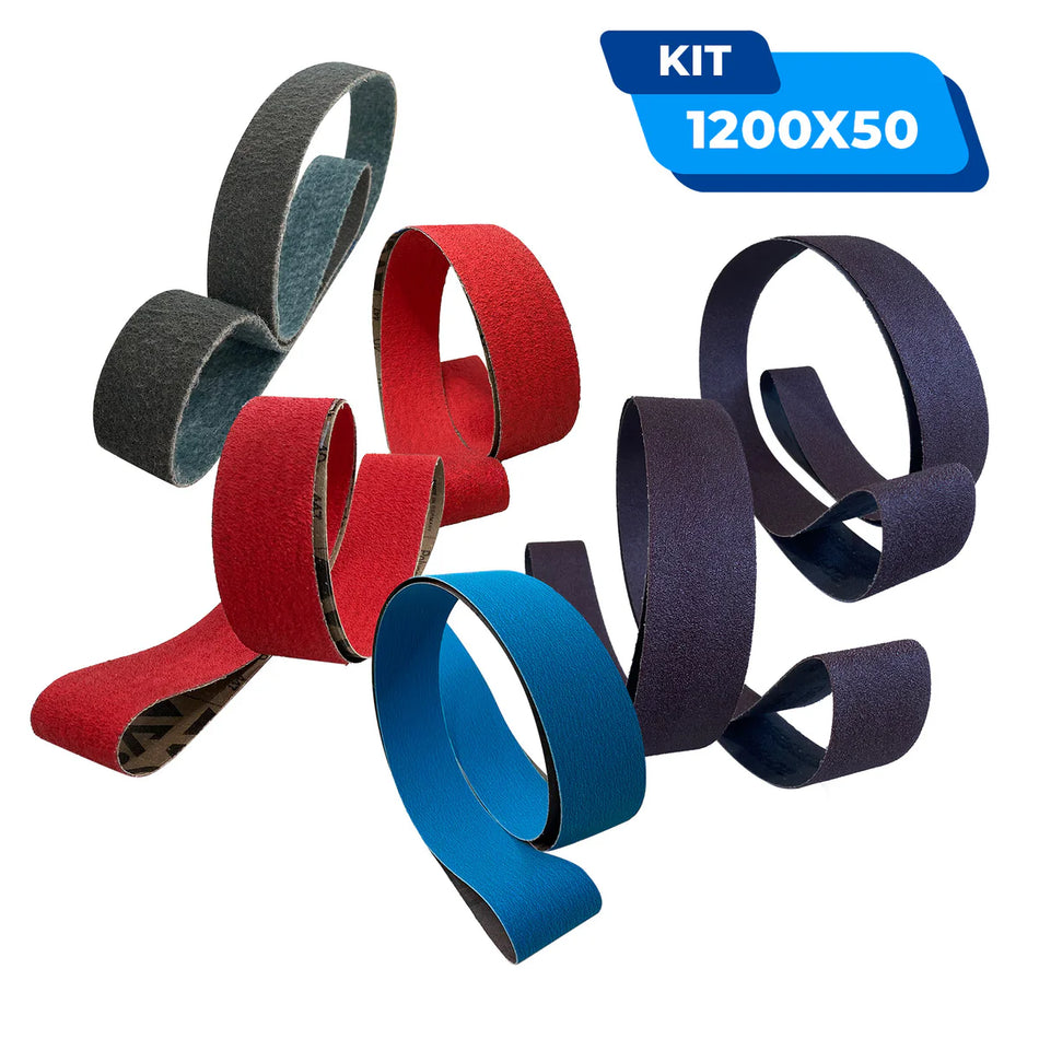 Kit Premium Cutelaria - Kit Lixa Cinta 1200x50