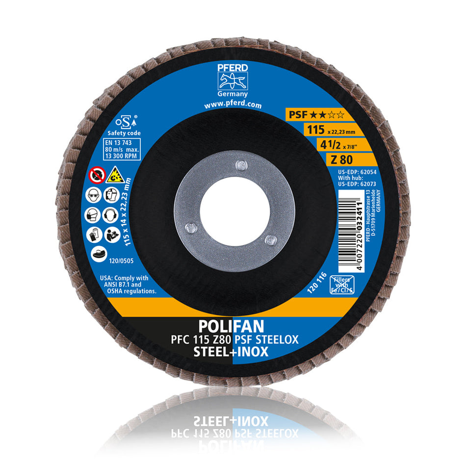 Disco Polifan 115mm PFC Z80 PSF PFERD - ART. 67768115