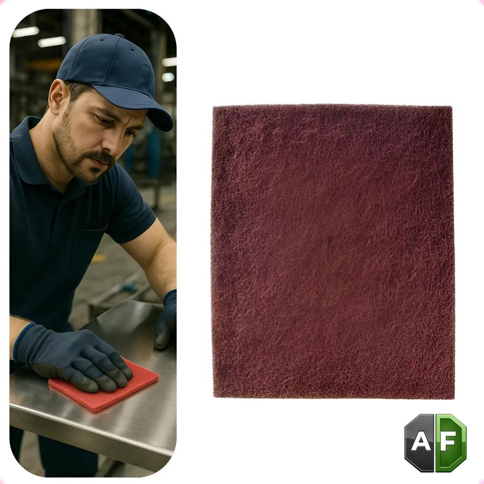 Folha de Manta Abrasiva Scotch-Brite Vermelha 130x240mm