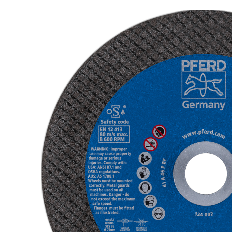 Disco Corte EHT 180-1,6 PSF Steelox PFERD ART.61726121