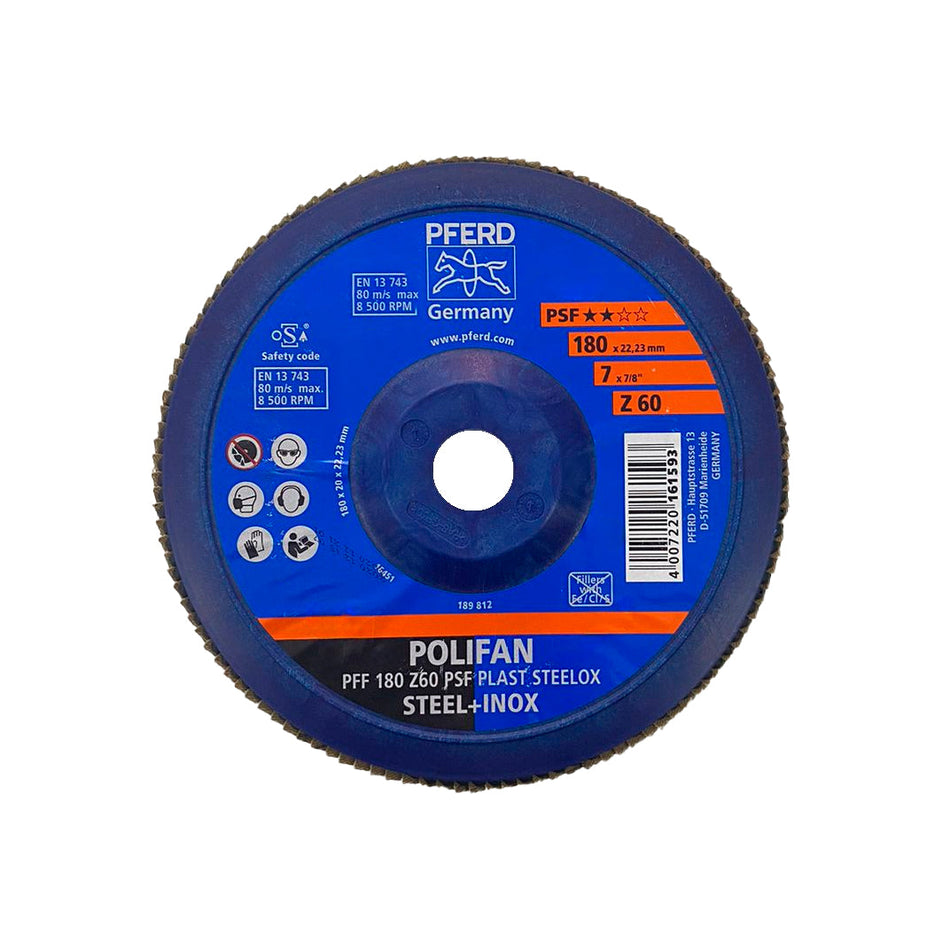 Disco Polifan PFF 180 Z60 PSF Plast Steellox- PFERD ART. 69398186