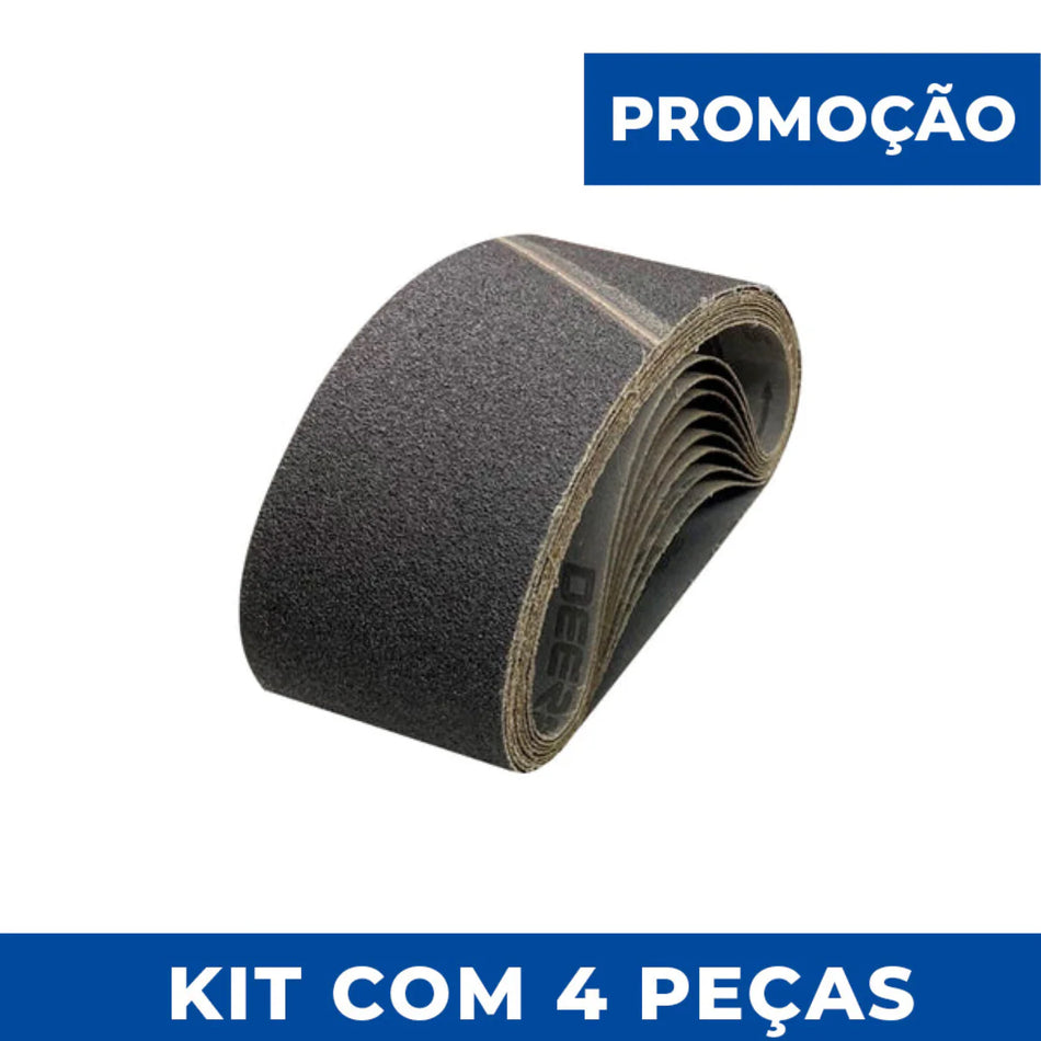 Lixa Cinta 610x75 - Carbeto de Silício XC227 - Kit com 4 un.