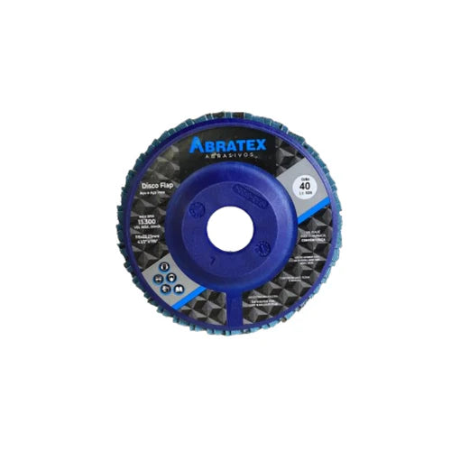 Disco Flap 115mm Plástico - GR40 - Abratex