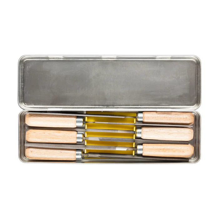 Kit de Limas Chave Cabo de Madeira 6 uni. 100mm 265K PFERD ART. 11700265