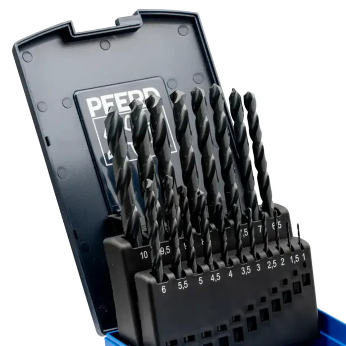 Kit 19 Brocas DIN338 HSSG 1-10 Steel PFERD ART.252037