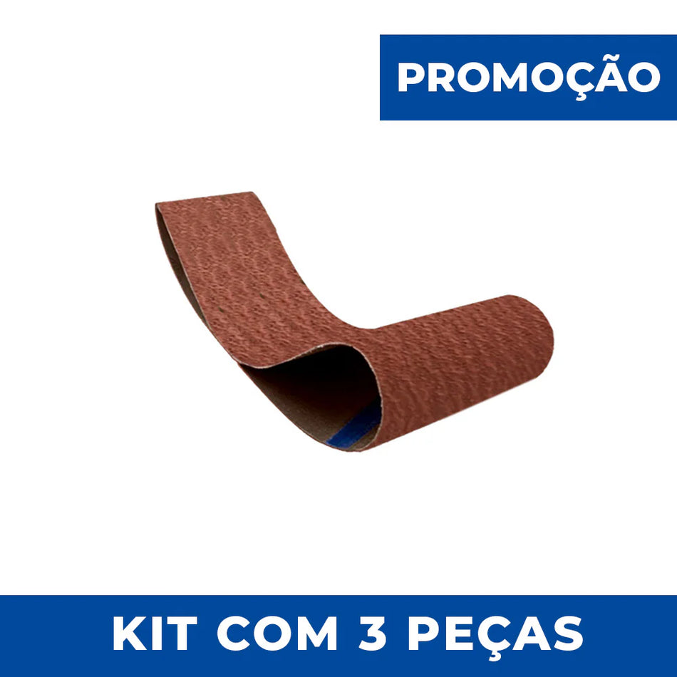 Lixa Cinta 915x100 - Grão Cerâmico PS992 - Kit 3 Peças