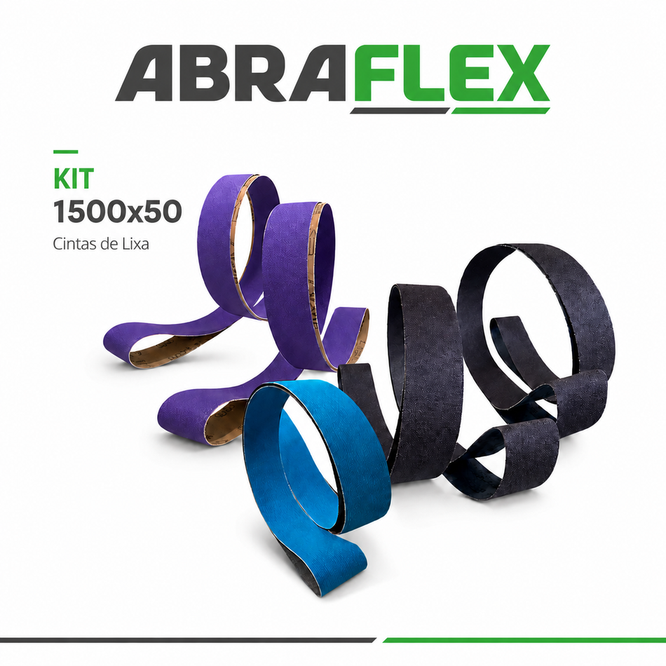 Kit Standard Cutelaria - Kit Lixa Cinta 1500x50
