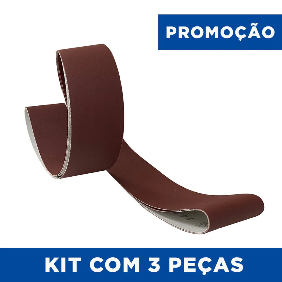 Lixa Cinta 1500x50 - Óxido de Alumínio - JA165 - Kit 3 un. Promoção
