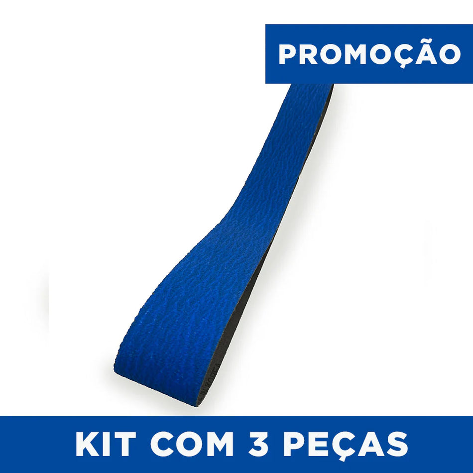 Lixa Cinta 1200x50 - Grão Cerâmico JS997 - Kit 3 Un. Promoção