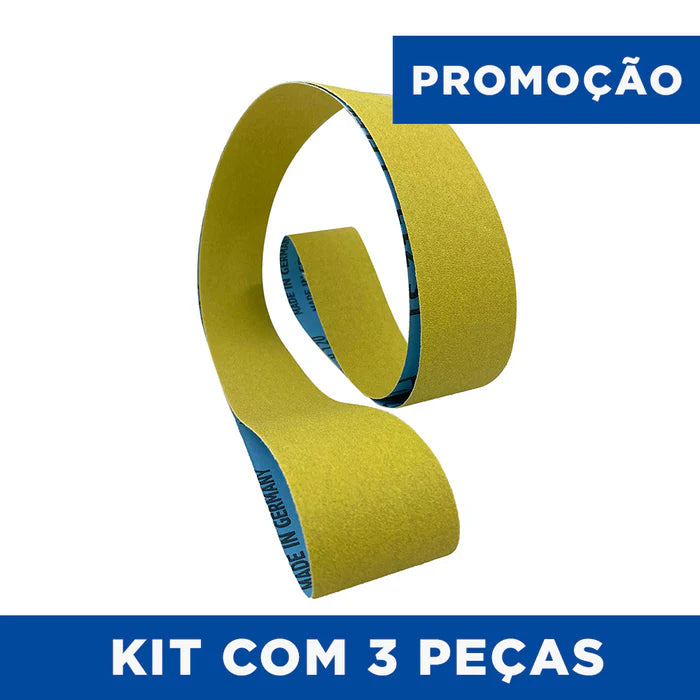 Lixa Cinta 1500x50 - Óxido de Alumínio Flexível - LS 312 JF - Kit 3 un. Promoção