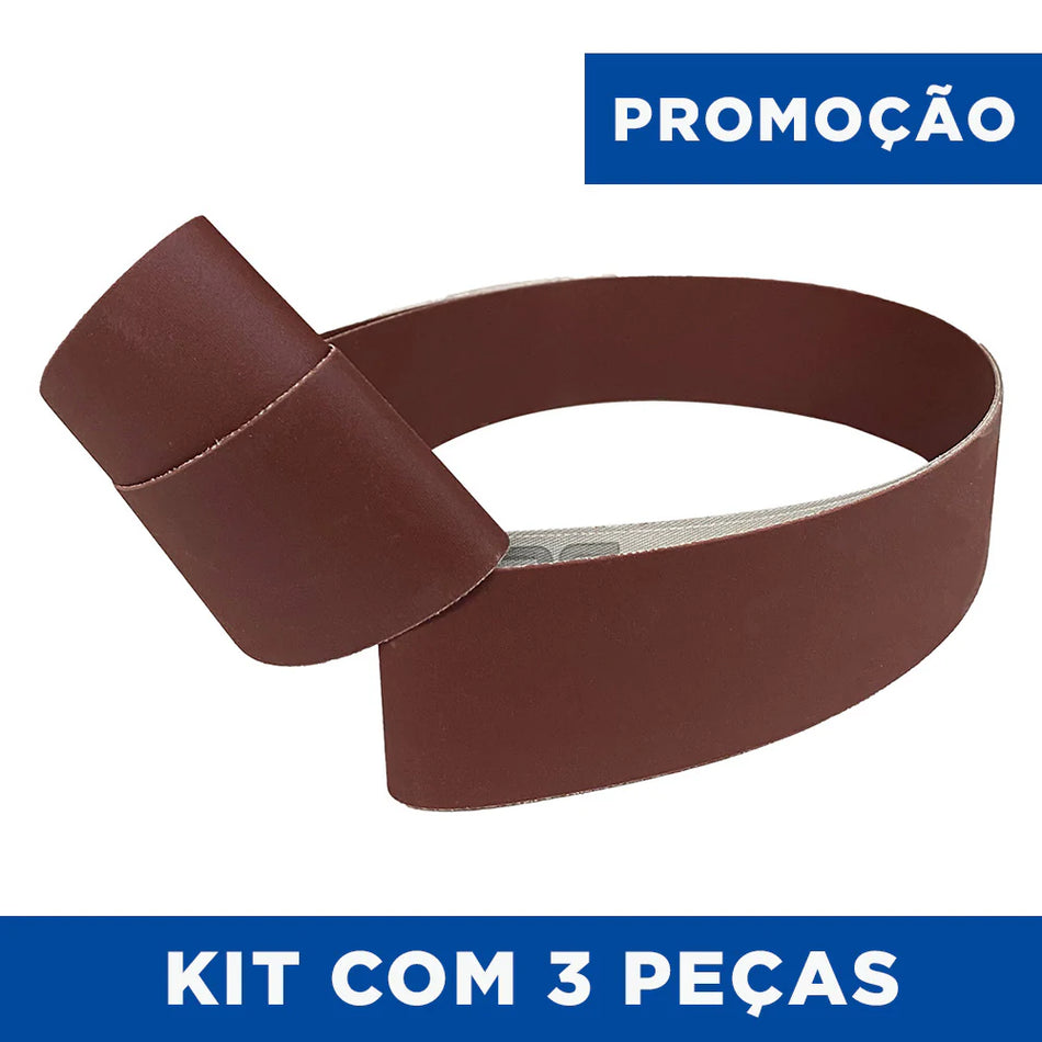 Lixa Cinta 1000x50 - Óxido de Alumínio - JA165 - Kit 3 un. Promoção