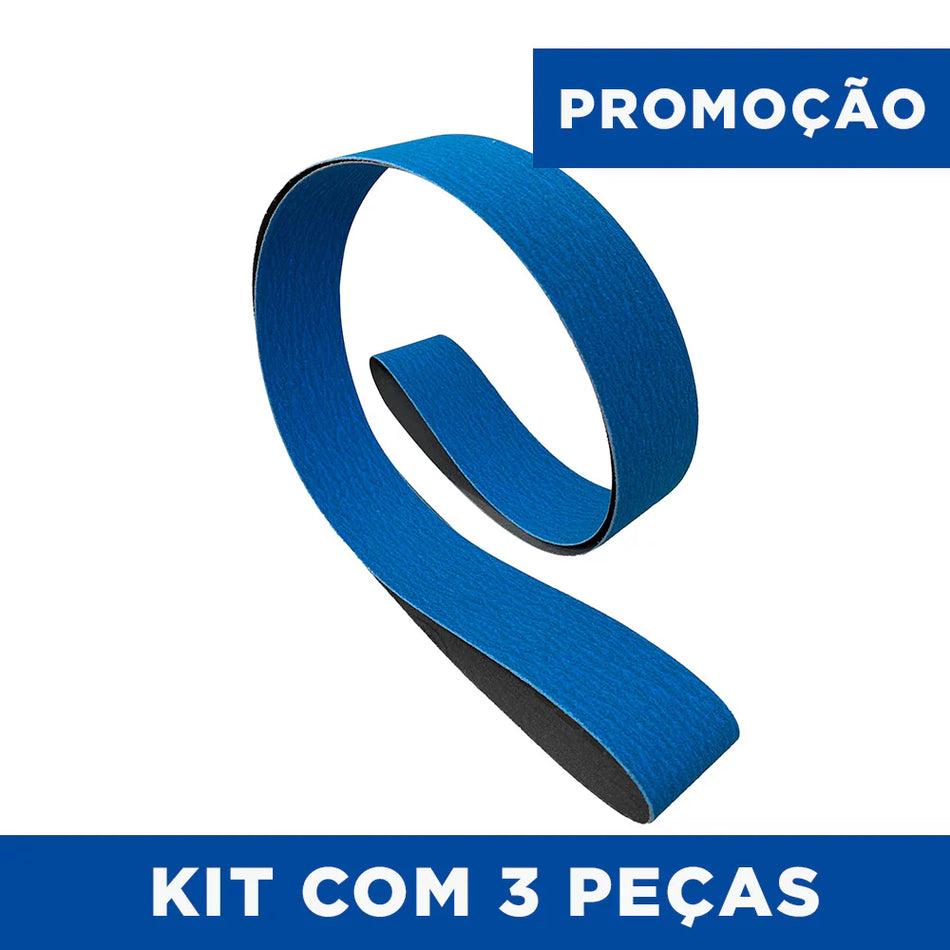 Lixa Cinta 2000x50 - Grão Cerâmico JS997 - KIT 3 Un. Promoção