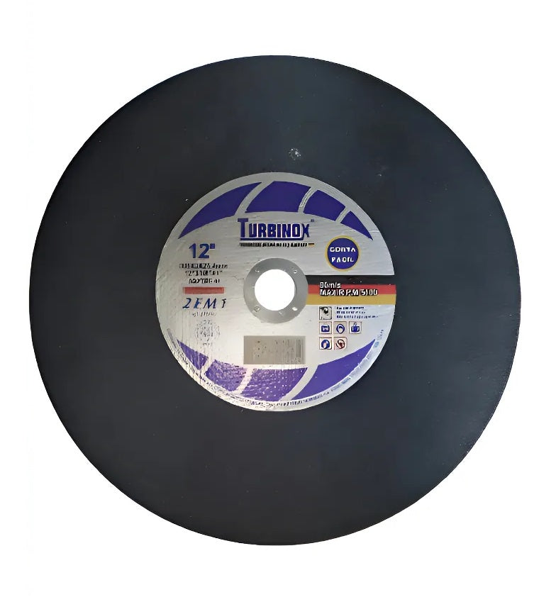 Disco Turbinox Corte 300mm 12 X 3mm P/ Aço Inox E Metais Azul