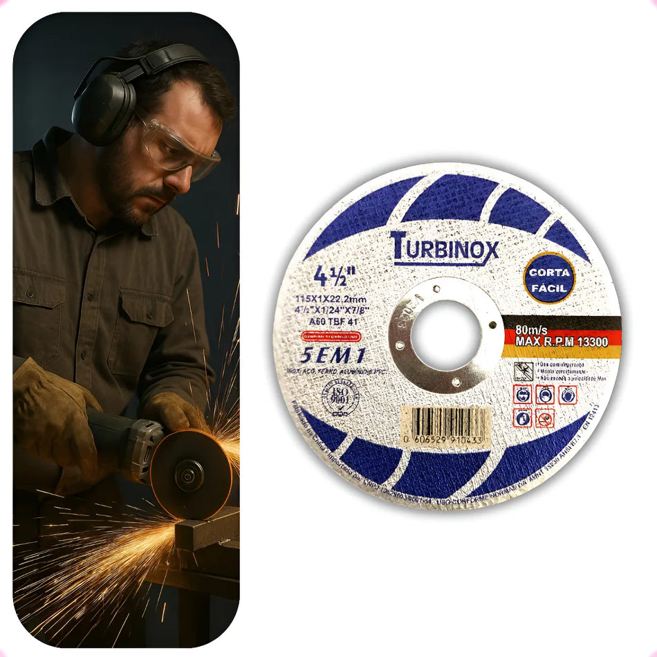 Disco Corte Turbinox 4.1/2 115x1,0 Alta Performance