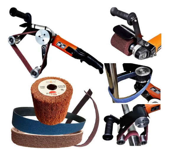 Kit Politriz Multifuncional para Escovar Inox – Tubos e Chapas