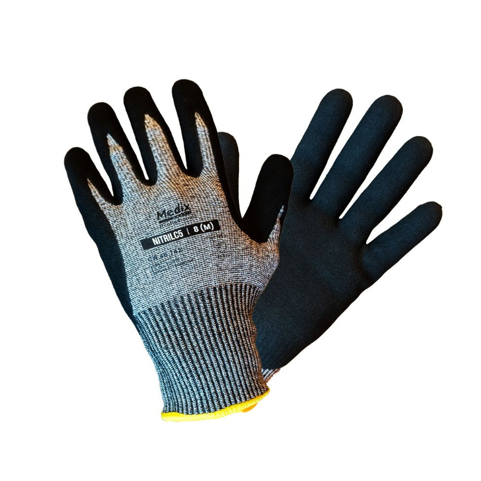 Luva de Segurança Contra Cortes NitrilC5 - Tamanho 8 - MBX - CA 48.742