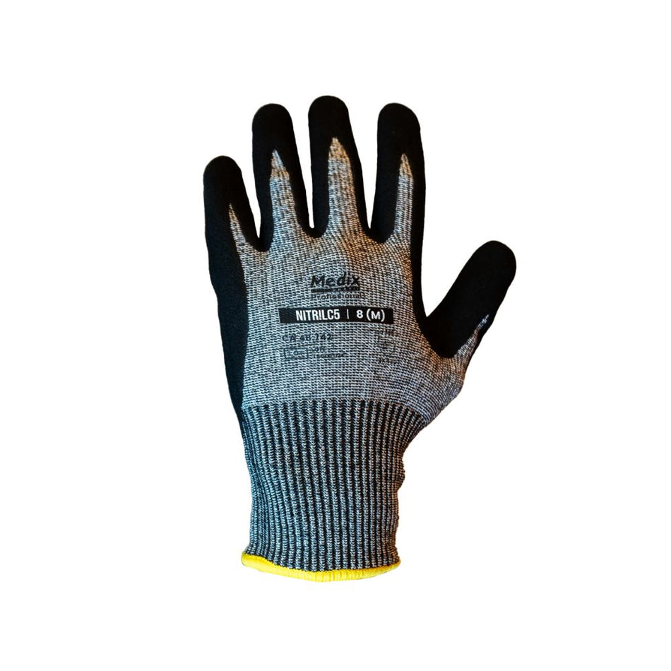 Luva de Segurança Contra Cortes NitrilC5 - Tamanho 8 - MBX - CA 48.742
