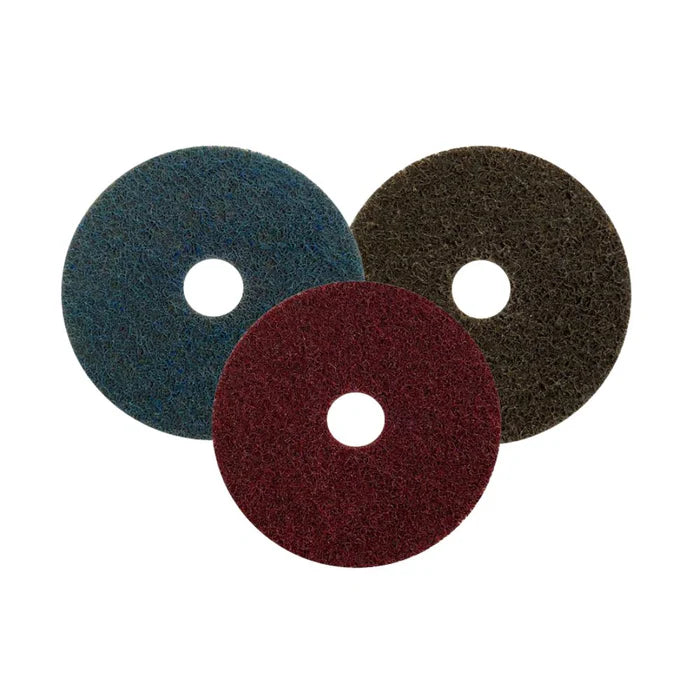 Kit Disco Manta Abrasiva 115mm F22 - Vinho, Azul, Marrom