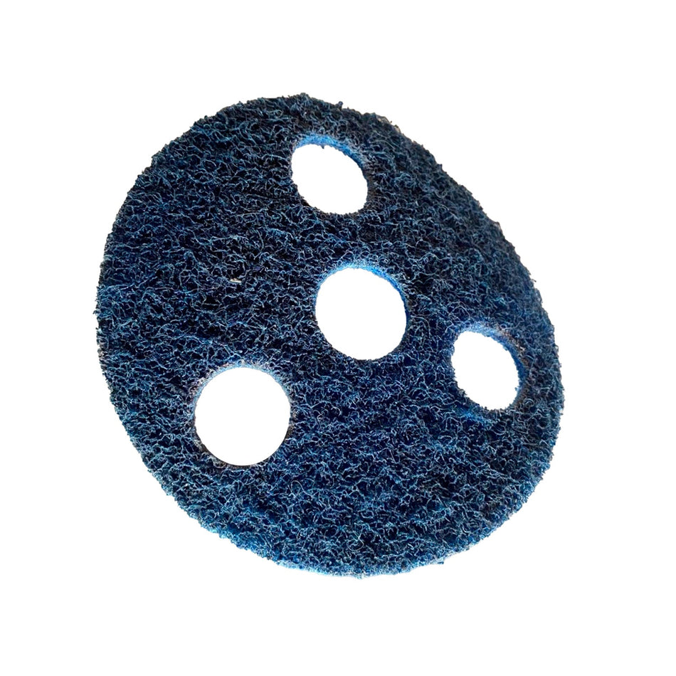 Disco Vision Manta Azul Fino Redondo 115mm - (4 1/2") - Acabamento e Limpeza de Superfícies