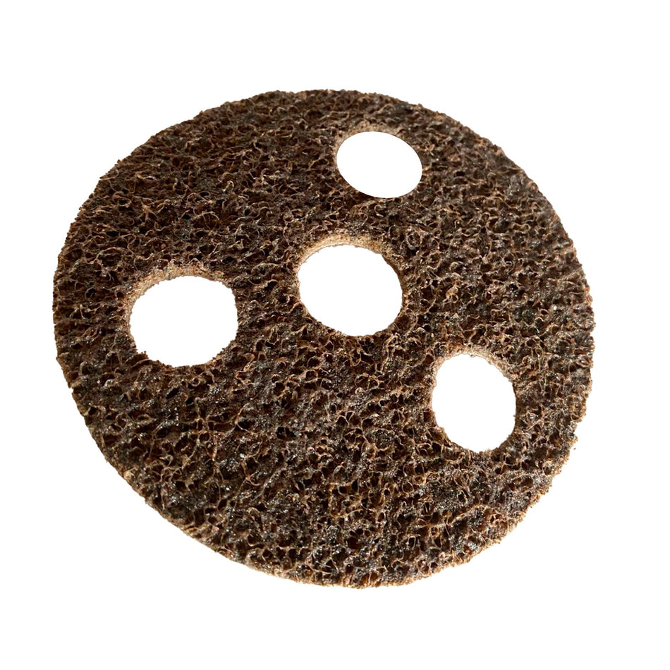 Disco Vision Manta Marrom Grosso Redondo 115mm - (4 1/2") - Acabamento e Limpeza de Superfícies