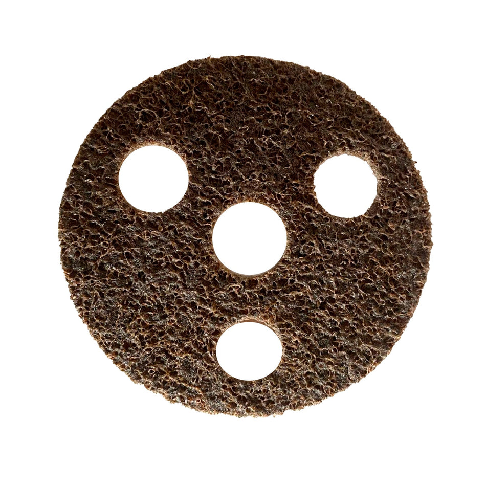 Disco Vision Manta Marrom Grosso Redondo 115mm - (4 1/2") - Acabamento e Limpeza de Superfícies