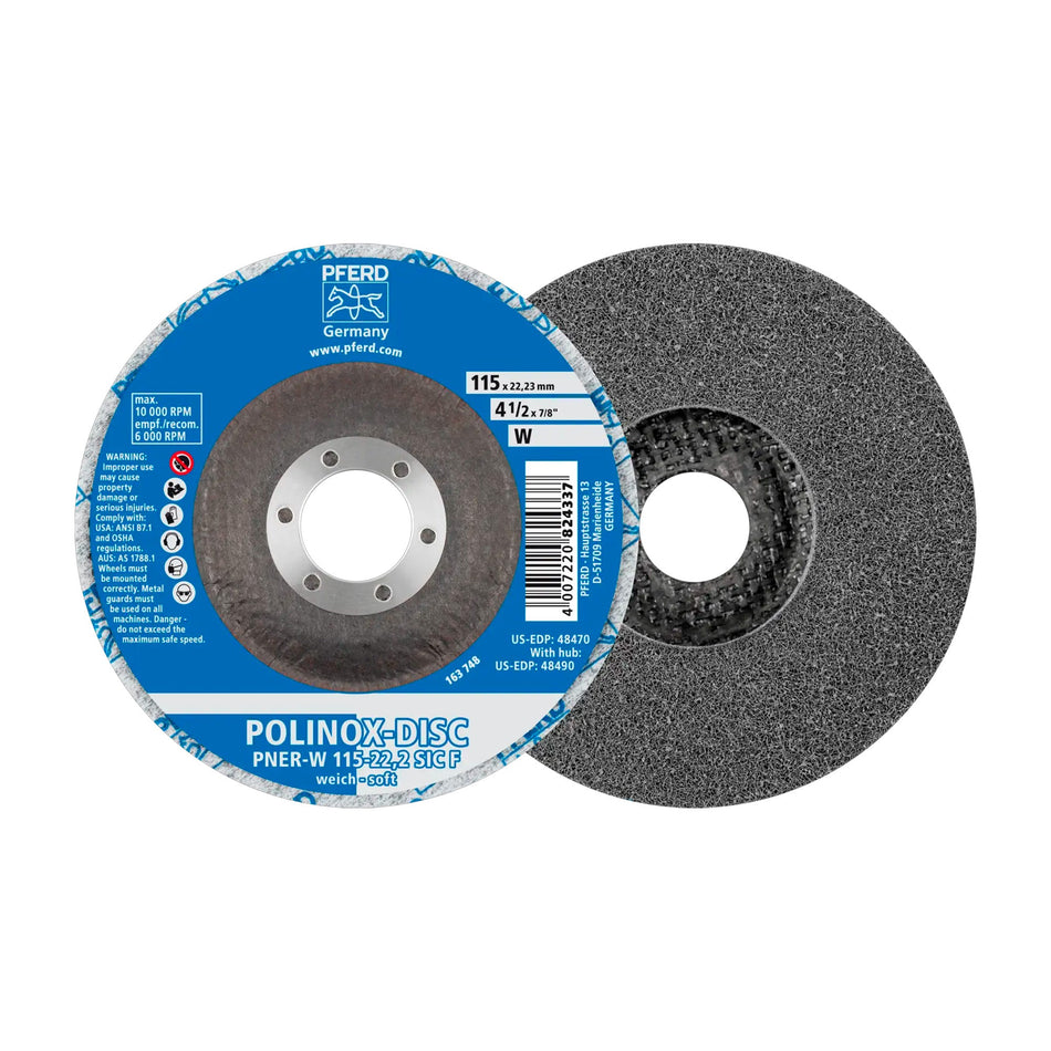 Discos POLINOX PNER-W 115-22,2 PFERD - ART. 44690732