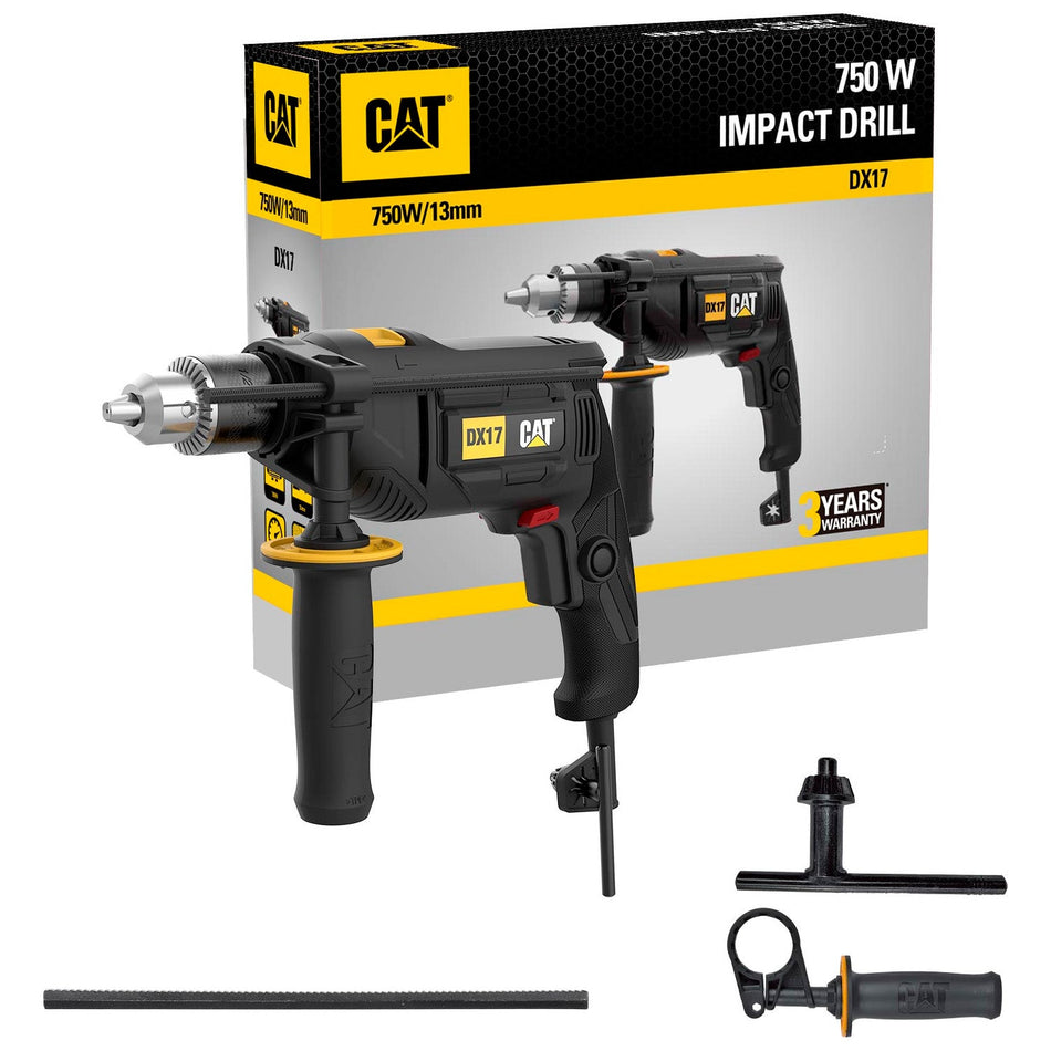 Furadeira de Impacto - 13mm 750W - 220V - DX17 CAT
