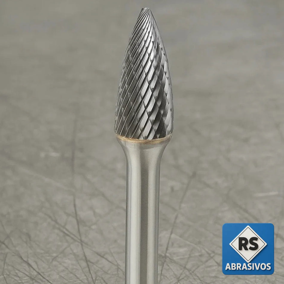 Lima Rotativa Sg5 Árvore Pontiaguda 1225/6 Corte Duplo Md