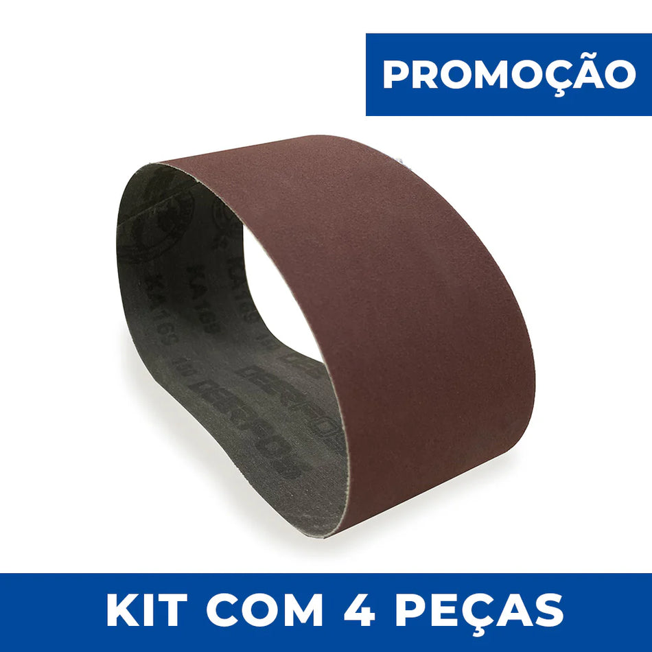 Lixa Cinta 533x75 - Óxido Alumínio KA169 - Kit com 4 un.