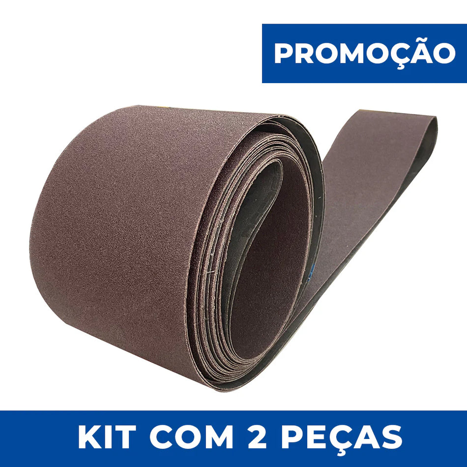 Lixa Cinta Pano 7200x120 - Óxido Alumínio KA169 - Movelaria - Kit com 2 un. do mesmo grão