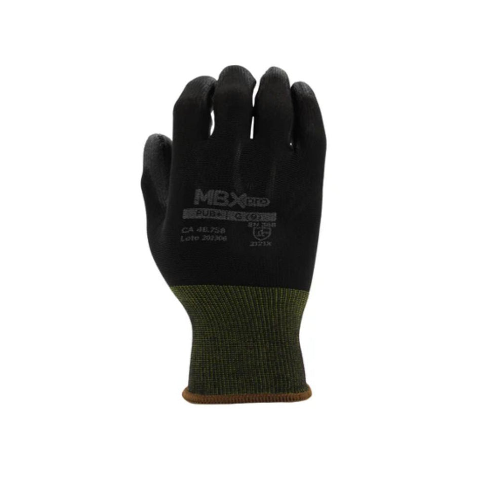 Luva de Segurança PU Industrial – Tamanho 9 - MBX - CA 48.758