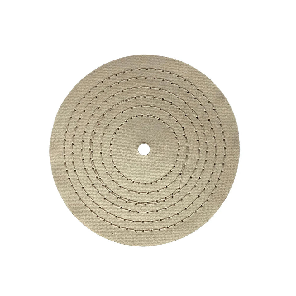 Roda Polimento Algodão 250x15 - Branco Macia - Roda 10"