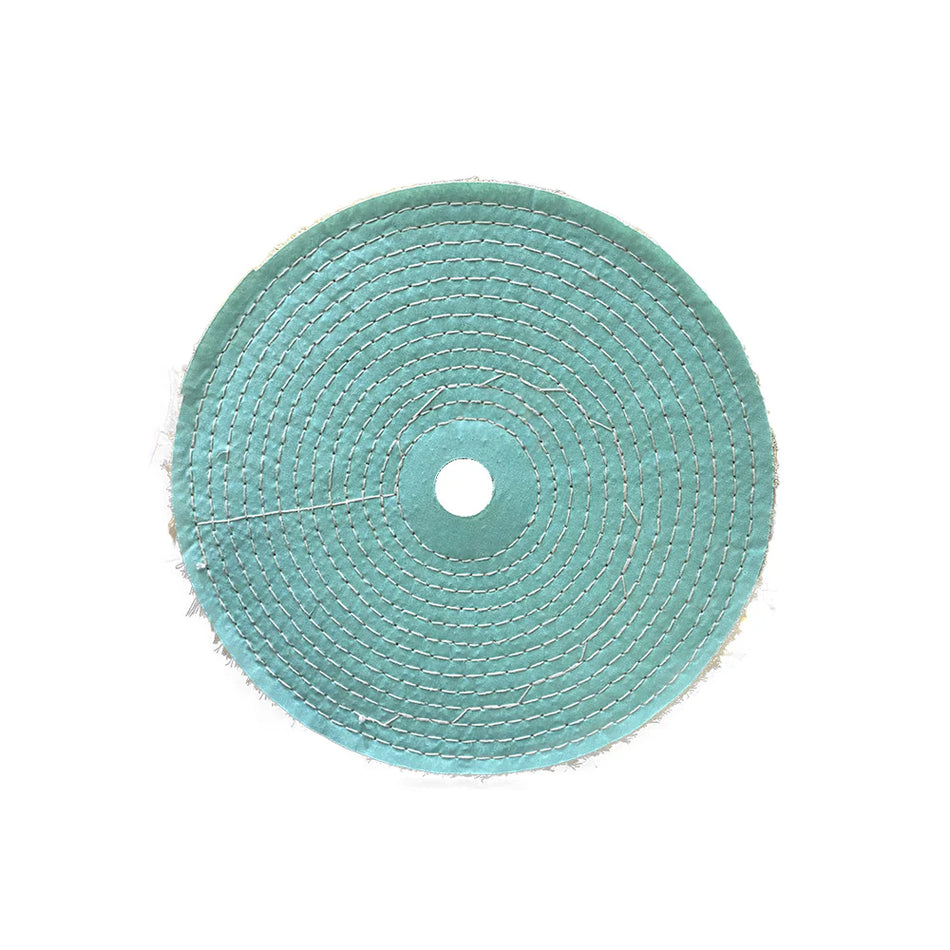 Roda Polimento Transisal - 200x20 - Crua Verde - Furo 13