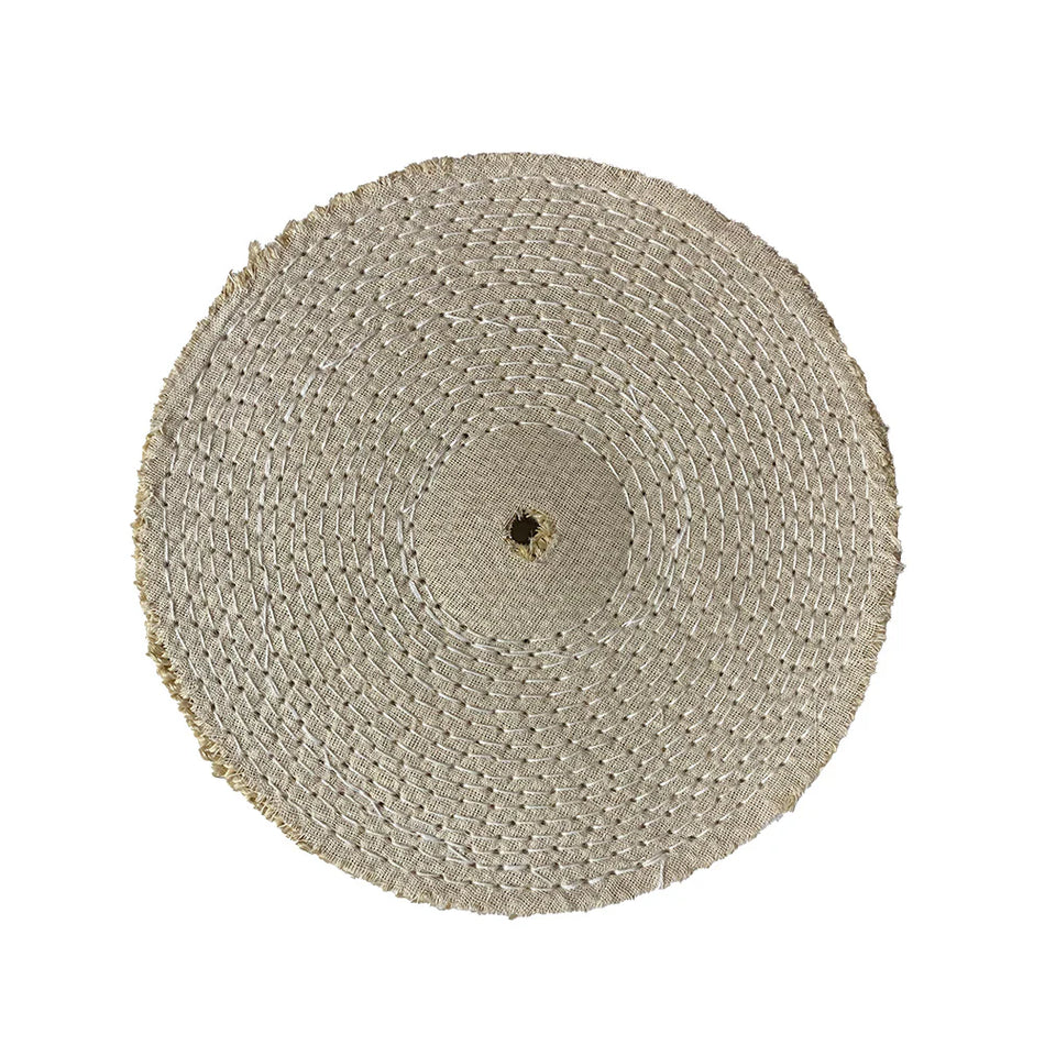 Roda Polimento Transisal Algodão - 250 - Maciça Crua - Furo 13