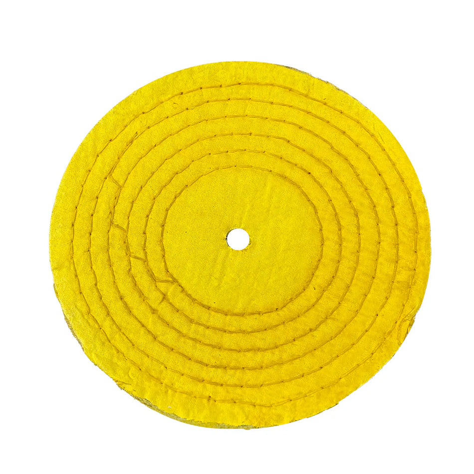 Roda Polimento Transisal Resinada - 200x20 - Amarelo Duro - Furo 13