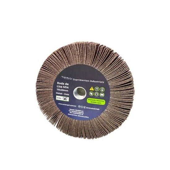 Roda Lixa 115-20 M14 - Grão 60