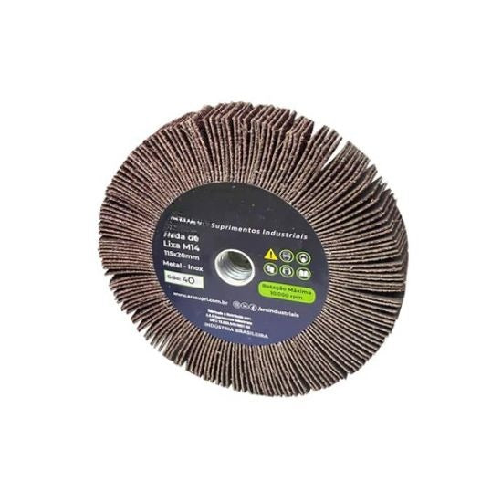 Roda Lixa 115-20 M14 - Grão 40