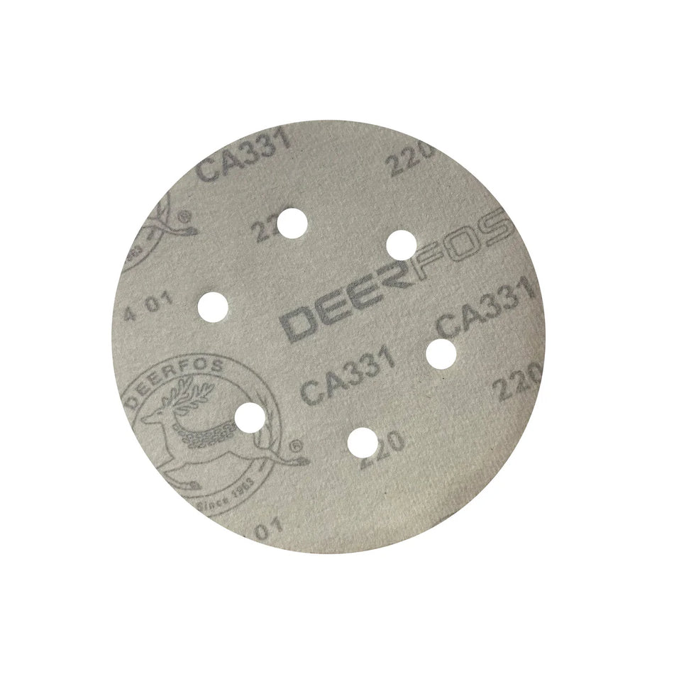 Disco Lixa Velcro 150 - 6" - CA331 - 6 Furos