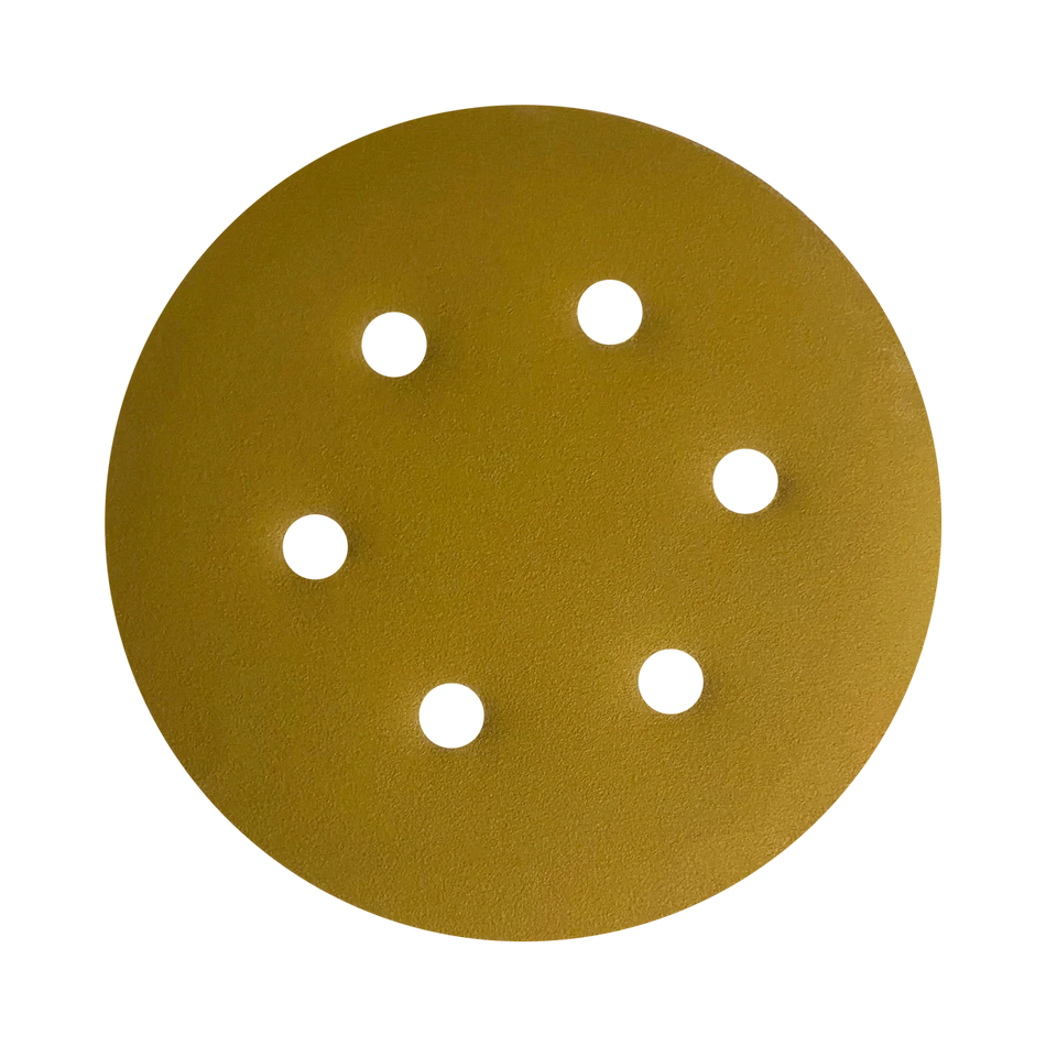 Disco Lixa Velcro 150 - 6" - CA331 - 6 Furos