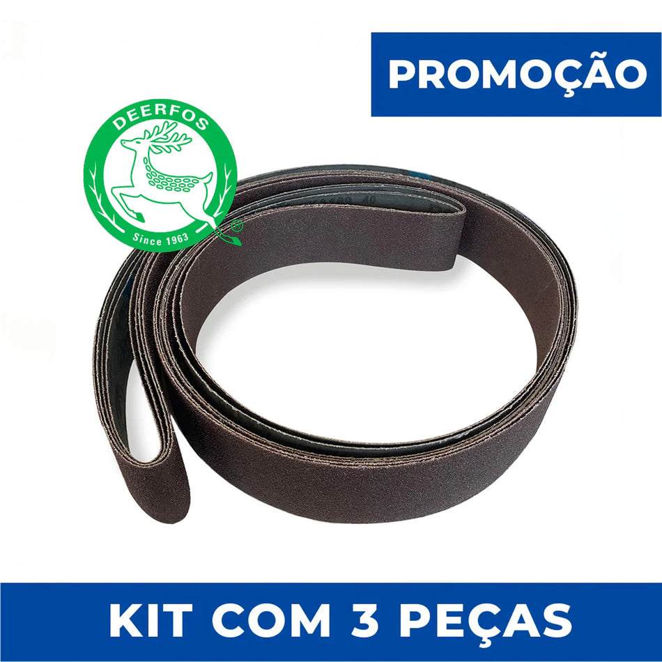 Lixa Cinta 1800x50 - Óxido Alumínio KA169 - Kit com 3 un.
