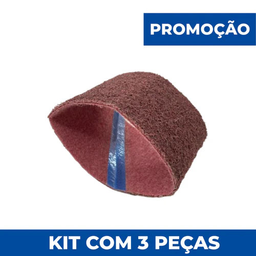 Lixa Cinta Manta Abrasiva SCLS 317X100 - Vinho Médio - (Kit com 3 Unidades)