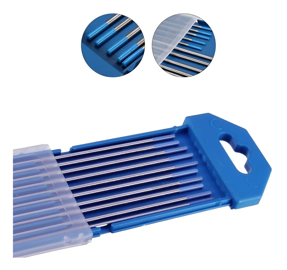 Eletrodo de Tungstênio Lantânio 2,4mm Azul – Kit com 10 Unidades