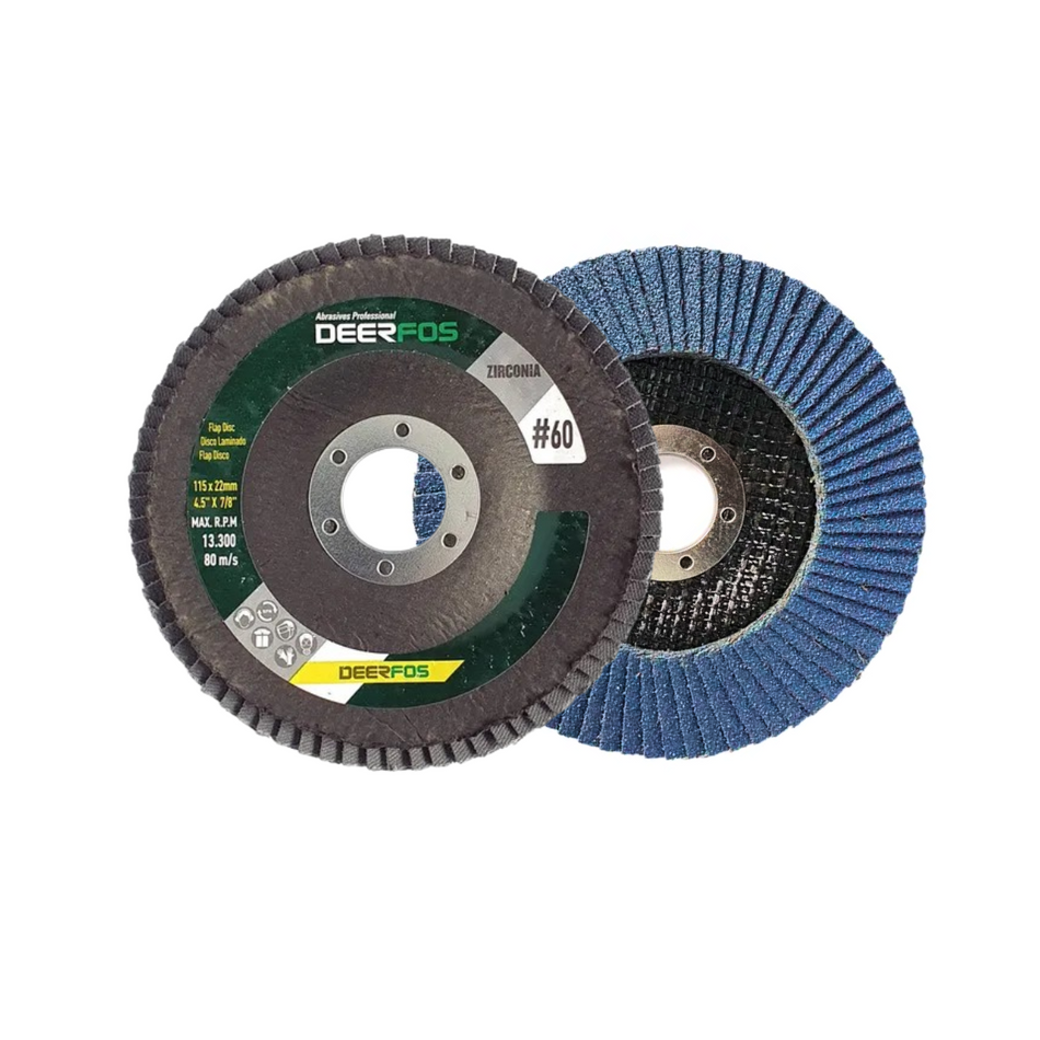 Disco Flap 115mm Fibra KZ563 - GR60 - DEERFOS