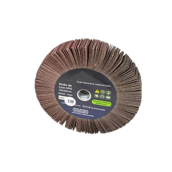 Roda Lixa 115-20 M14 - Grão 120