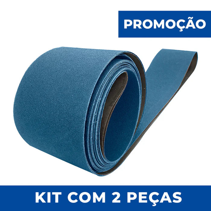 Lixa Cinta 7200x120 - Zircônio XZ677 - KIT com 2 Peças
